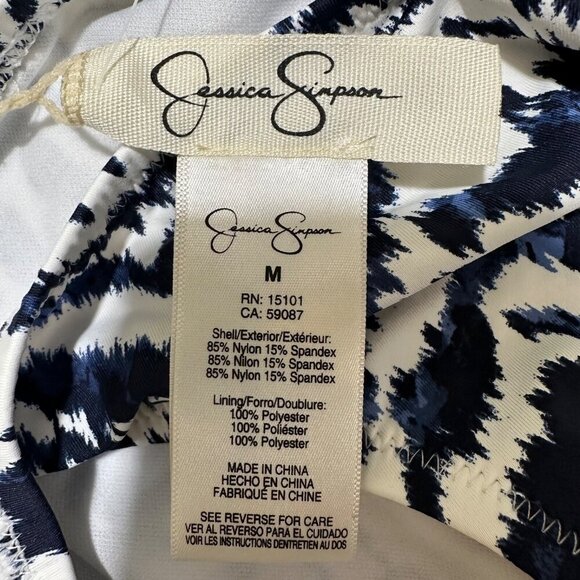 Jessica Simpson Womens Size M‎ Blue Surfers Paradise Hipster Swim Bottoms NWT - Picture 11 of 11